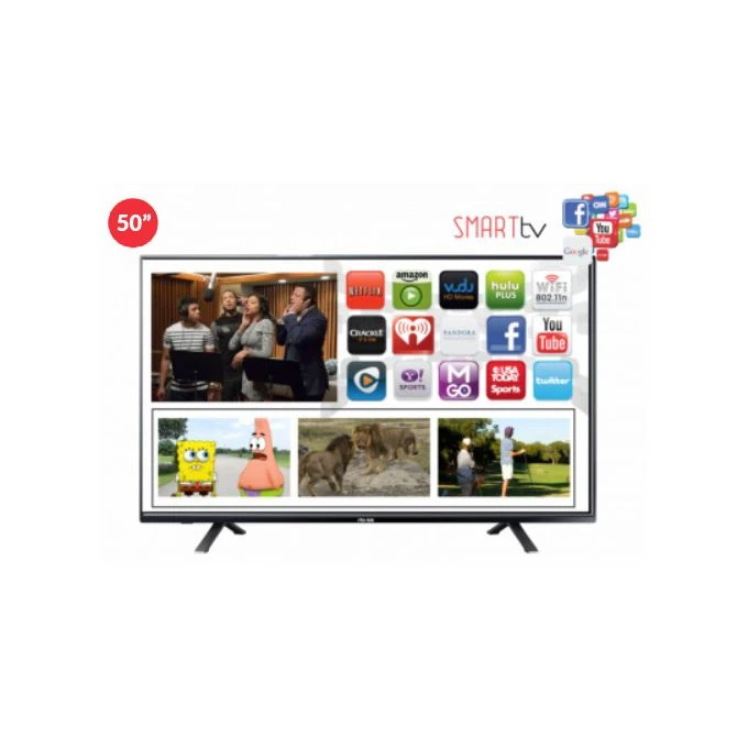 Rite Tek 50-inch Smart FHD LED TV (Smart Air Remote & Voice Control)