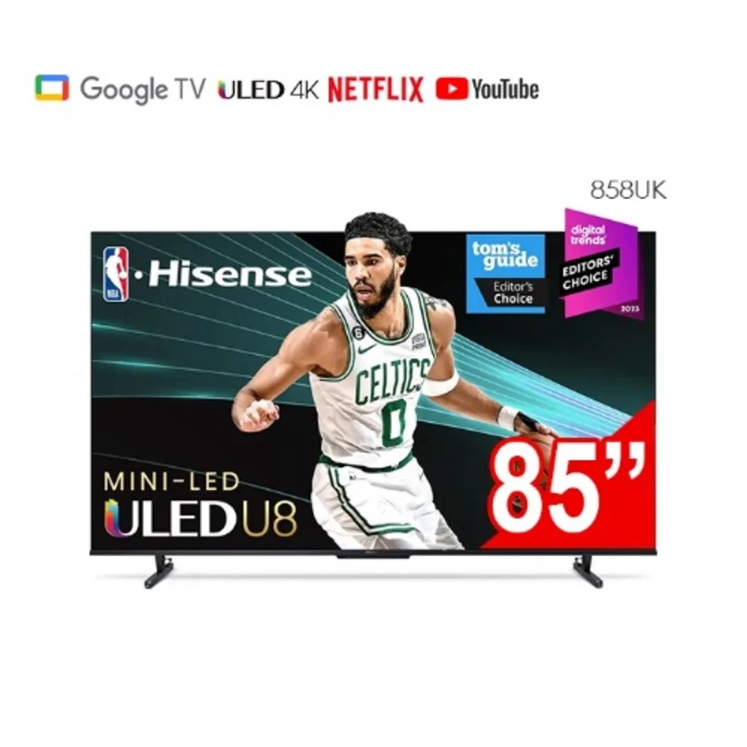 Hisense TV QLED 85 Inch Q6Q 4K Smart