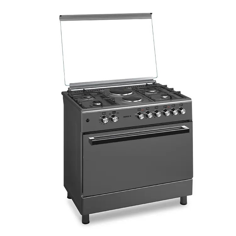 Maxi Gas Cooker 60x90 CM (4+2) Burners Matte Inox (TR)