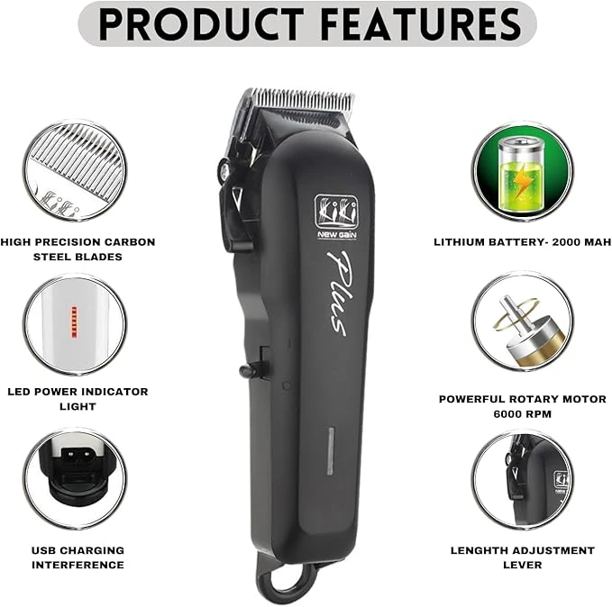 KIKI RECHARGEABLE CLIPPER NG-699