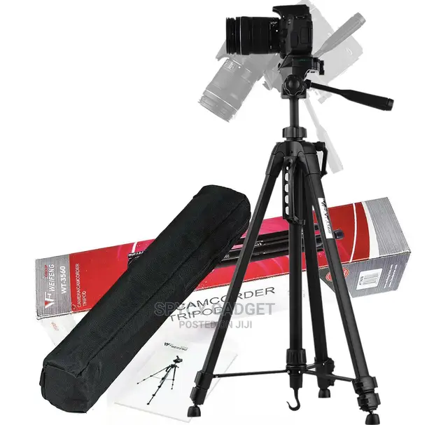 Wt 3560 Tripod Stand For Camera / Camcorders And Smartphone