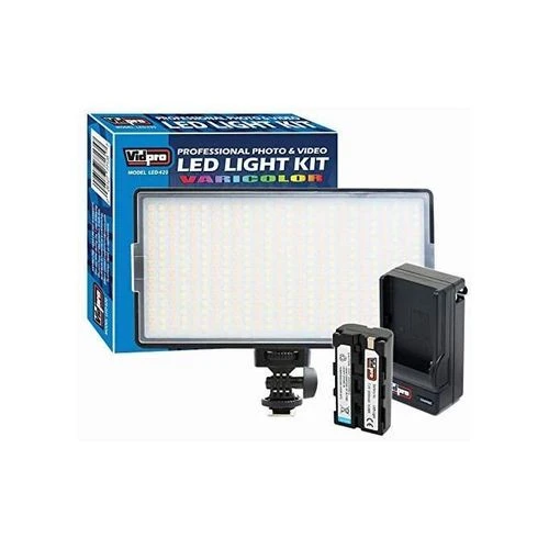 Professional Photo & Video LED Light Kit Varicolor LED 416