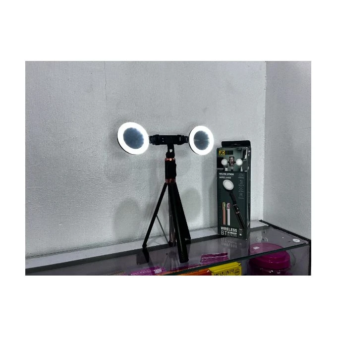 Universel JC-18H Selfie Stick Tripod With Wireless Remote And Ring Light Z6D