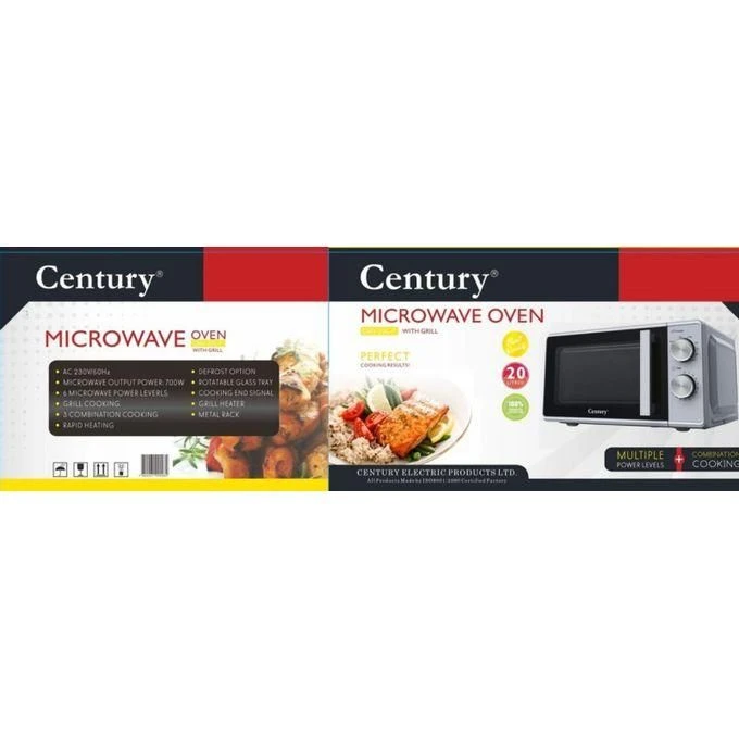 Century Microwave Oven (CMV-20L-F) With Grill