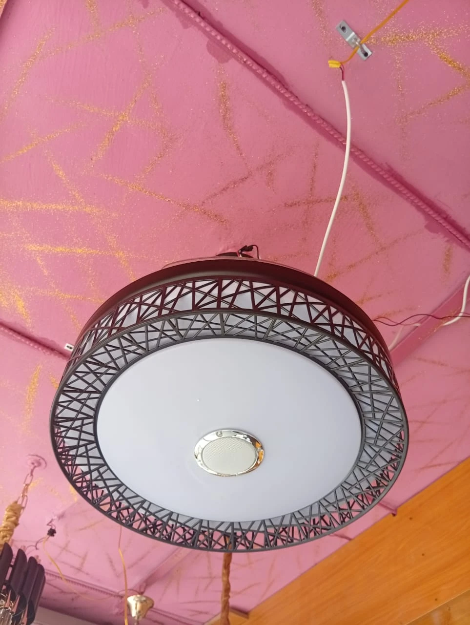 Ceiling light with Bluetooth speaker
