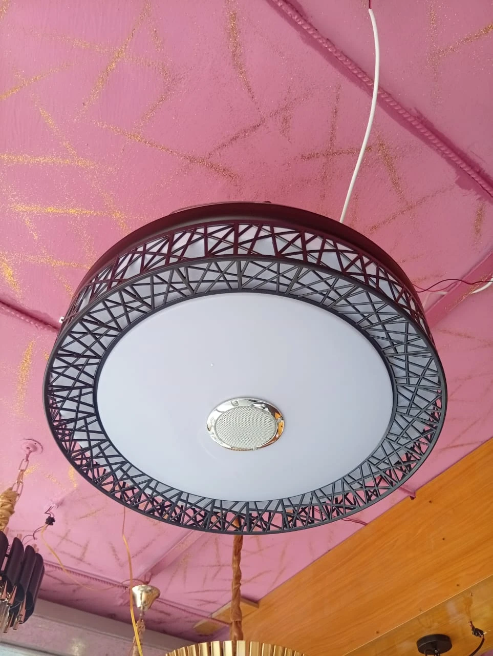 Ceiling light with Bluetooth speaker