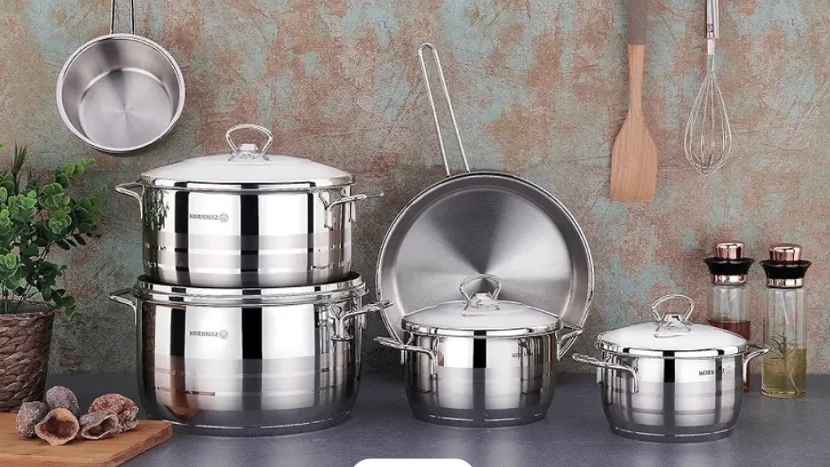 Korkmaz Turkey Heavy Cookware Stainless Pot