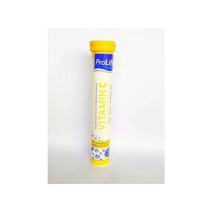 Prolife Calcium Effervescent Calcium With Vitamins D3 And Folsaure Tablets -102g