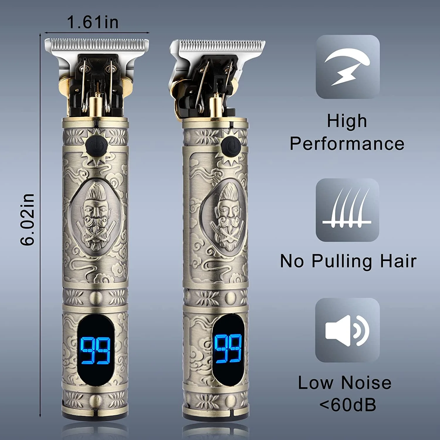 Kinyozi Professional Hair Clippers/Shaver Set