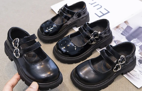 School Girl shoes - Girls Black School Shoe