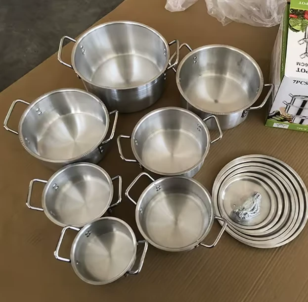 Aluminum Pot Cookware Set 7 in 1