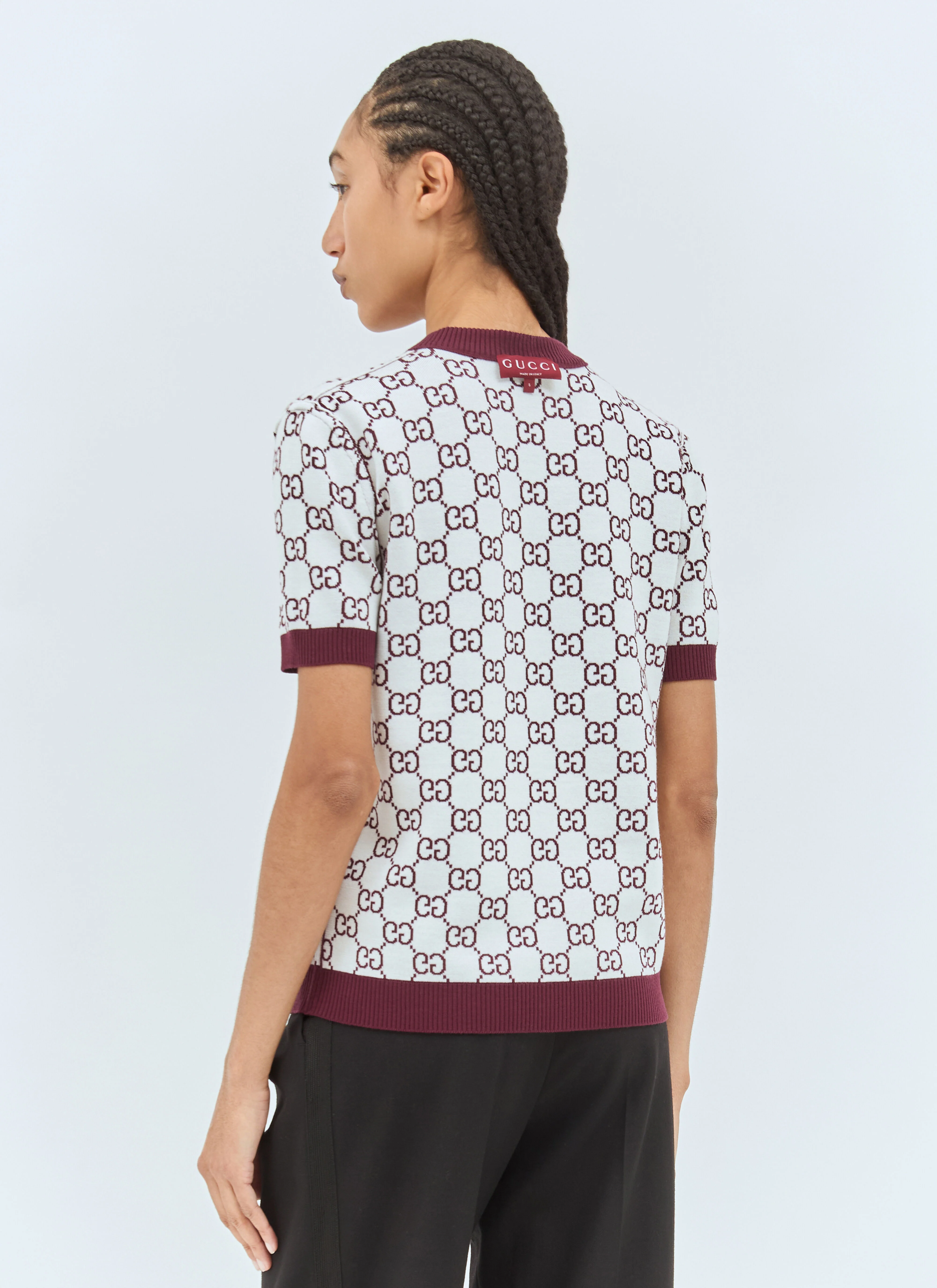 Luxury Gucci Color Neck Top