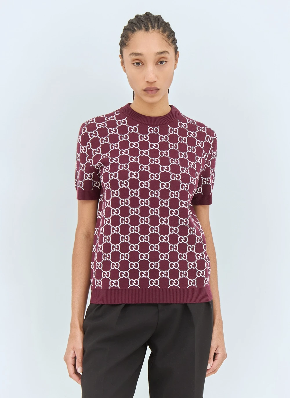 Luxury Gucci Color Neck Top