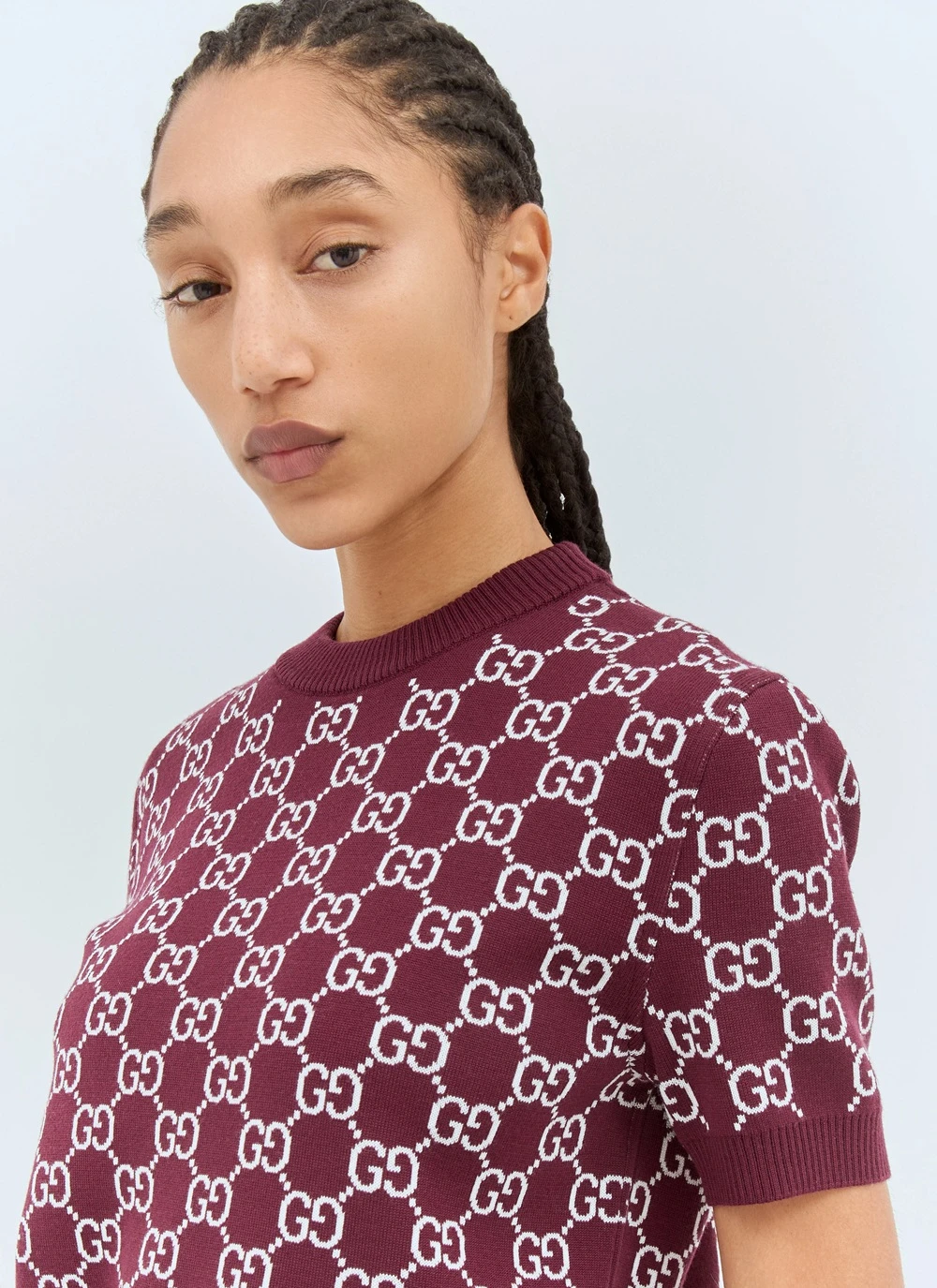 Luxury Gucci Color Neck Top