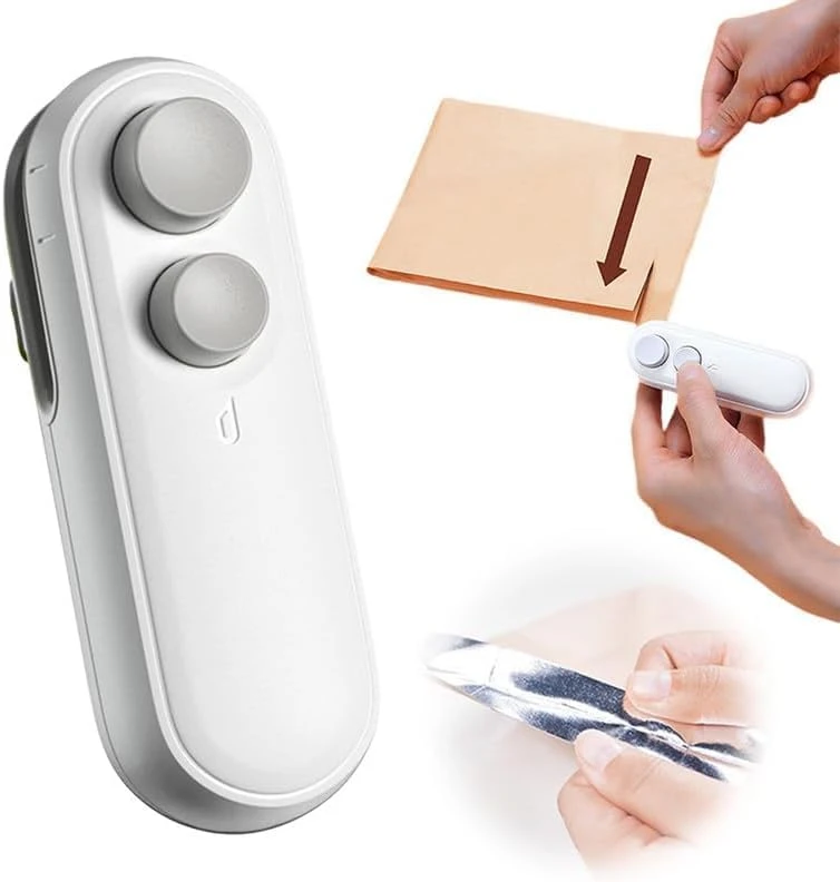 Mini USB Rechargeable 2-in-1 Heat Bag Sealer And Cutter