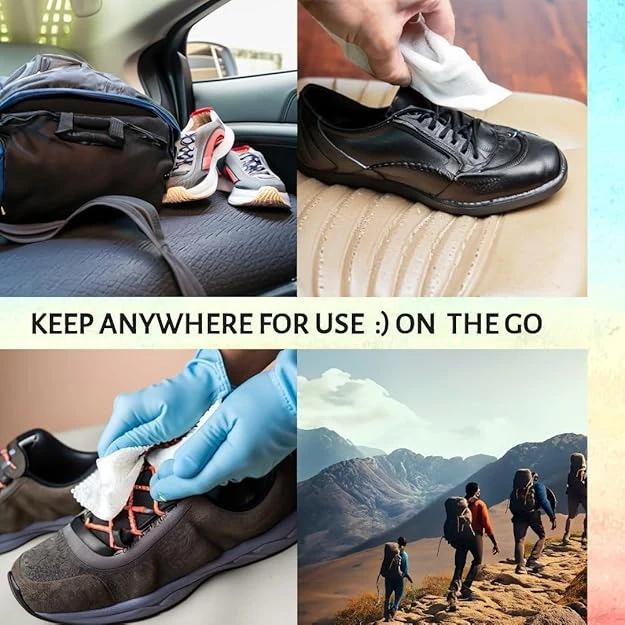 Unique Shoes Sneakers Wet Wipes 1 Pack - Shoe Shine WIPES