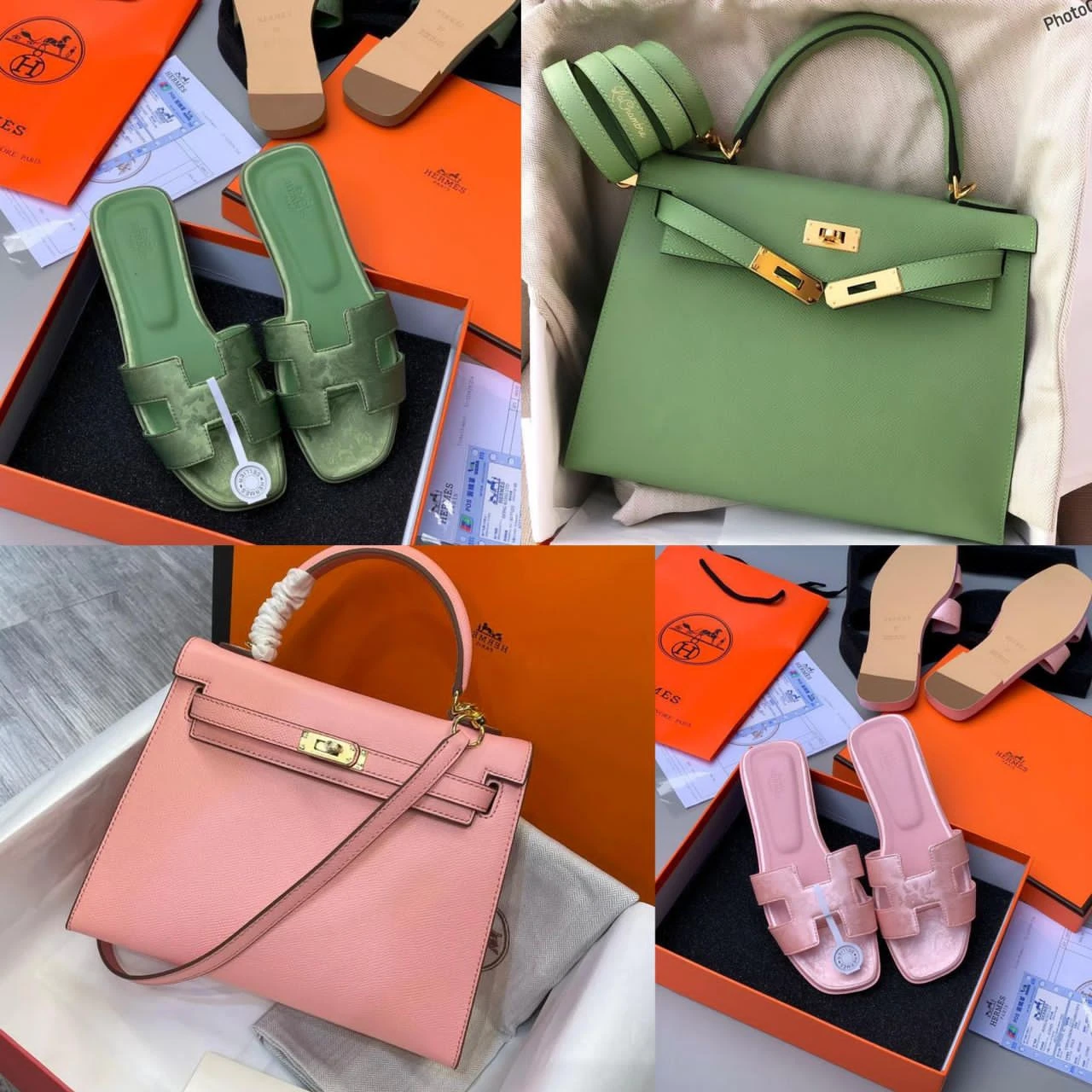 Original Hermes Women Valentine Combo🥰😍🩷💚