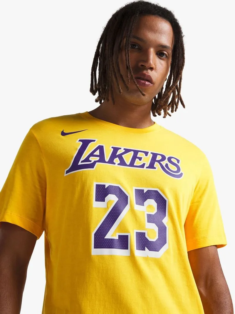 Los Angeles Lakers Men's Nike Dri-fit NBA #23 T-Shirt
