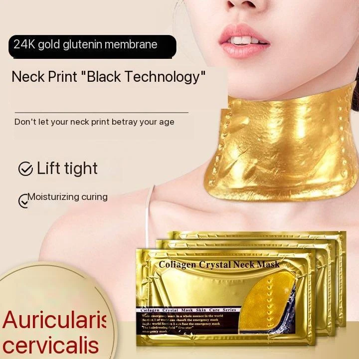 24K GOLD COLLAGEN CRYSTAL NECK MASK