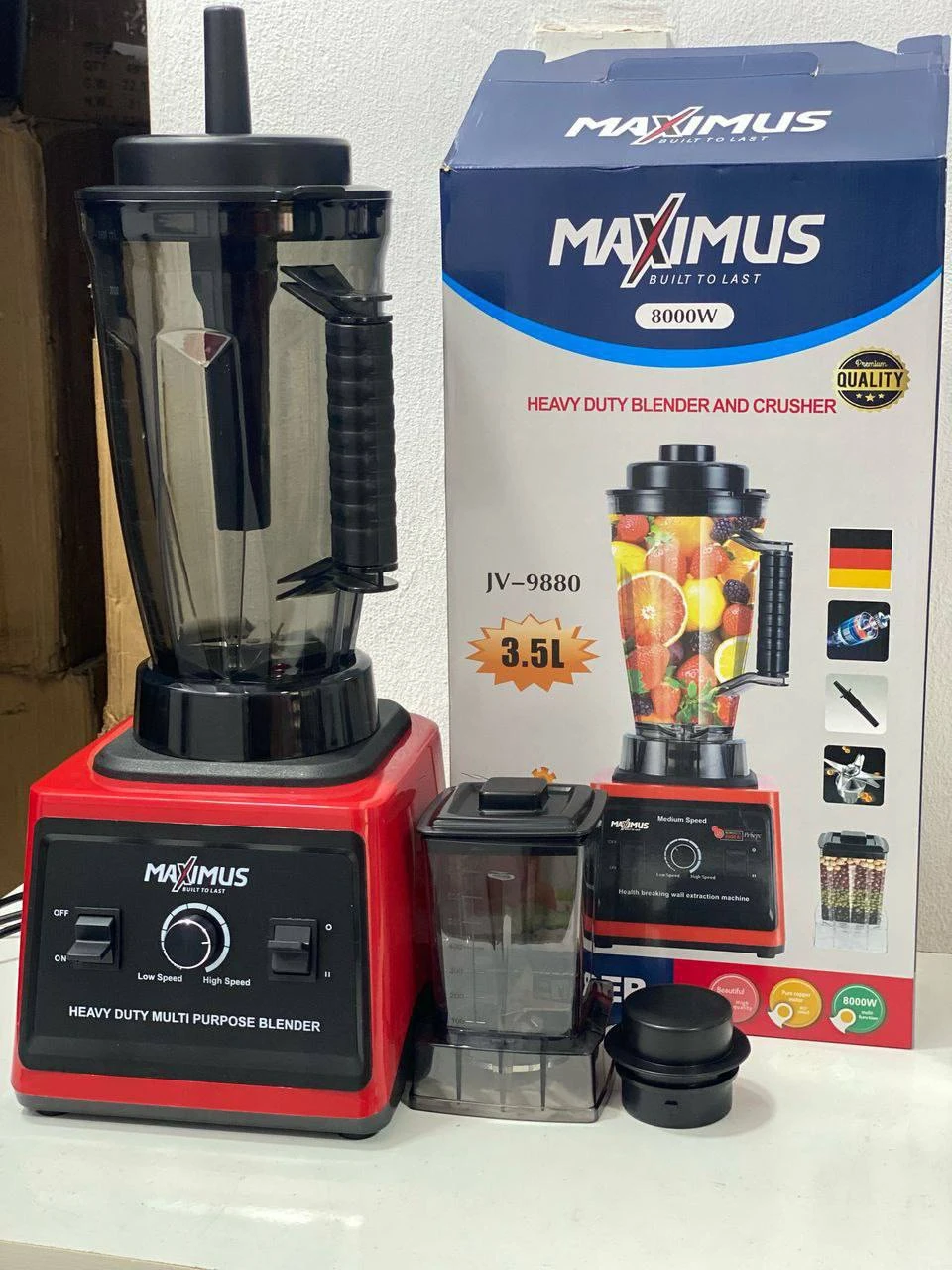 8000WATT MAXIMUS HEAVY DUTY 2in1 MULTIFUNCTIONAL BLENDER & CRUSHER (PREMIUM QUALITY)