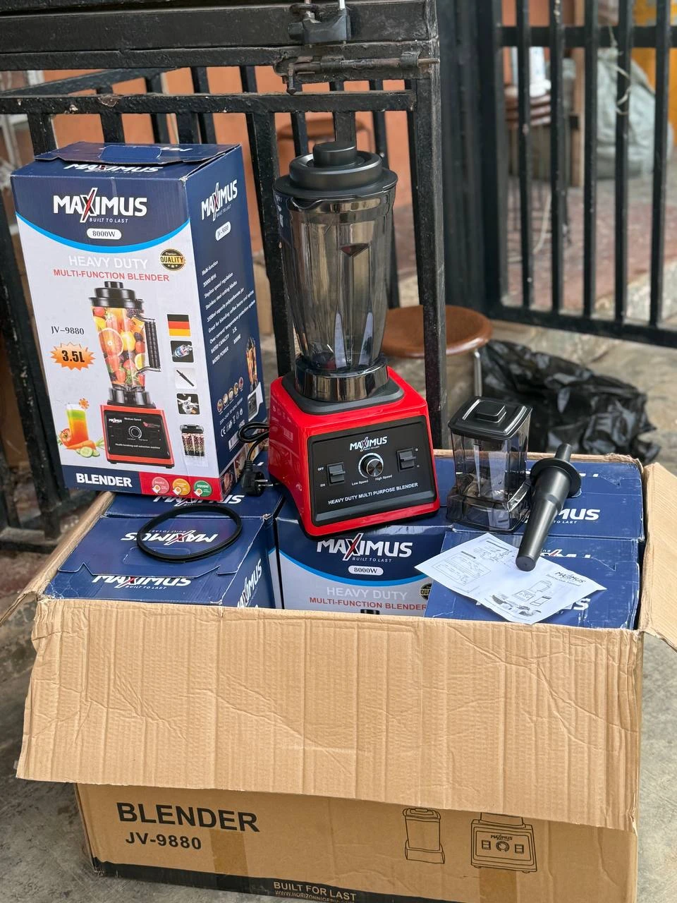 8000WATT MAXIMUS HEAVY DUTY 2in1 MULTIFUNCTIONAL BLENDER & CRUSHER (PREMIUM QUALITY)