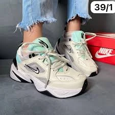 Nike M2K Tekno Womens Shoes Platinum  Monarch Sports Running Shoes Off Women Designer