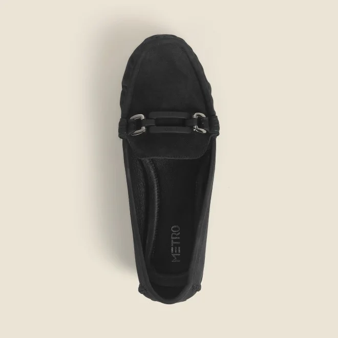 Women Black Casual Loafers