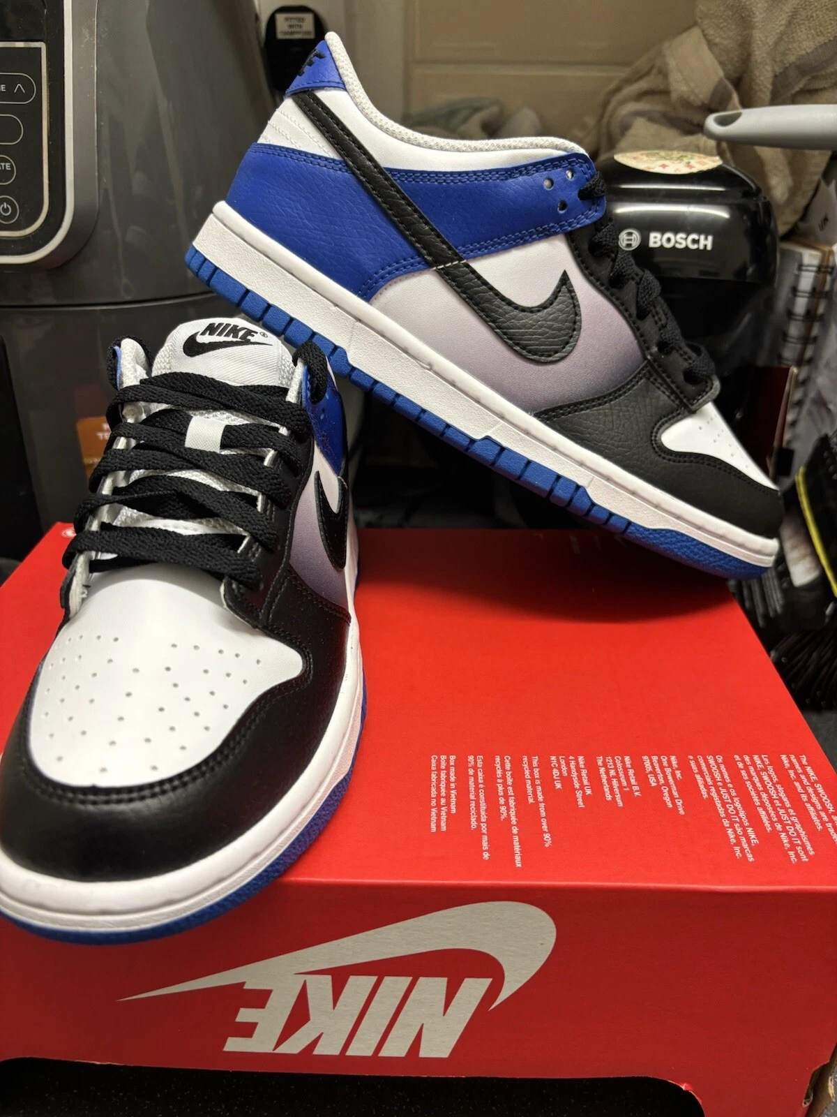 Nike Dunk Game Royal White Black Blue