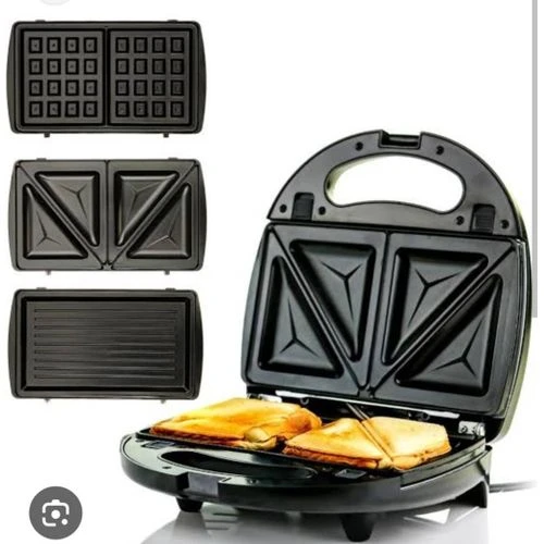 RAF Sandwich Maker Toasting Machine- 3-in-1 Sandwich Maker Grill | Steel Sandwich Maker, Dorm Essentials, Breakfast Sandwich Maker With Nonstick, And Indicator Lights Perfect For Brekfast