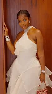 Luxury Halter Neck Mesh Gown