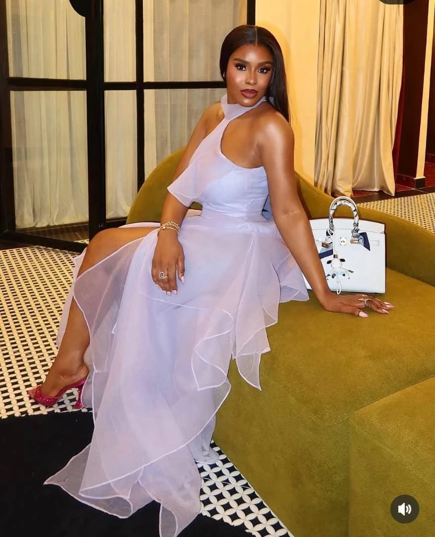 Luxury Halter Neck Mesh Gown