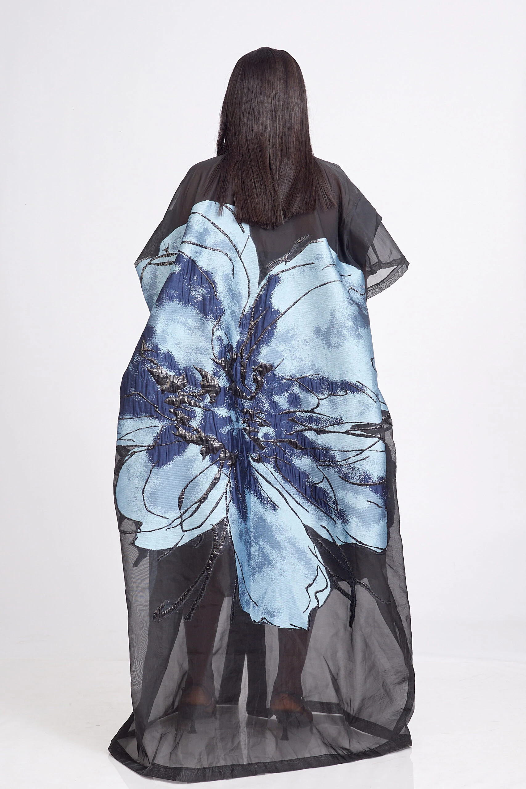 Stylish Brocade Maxi Dress