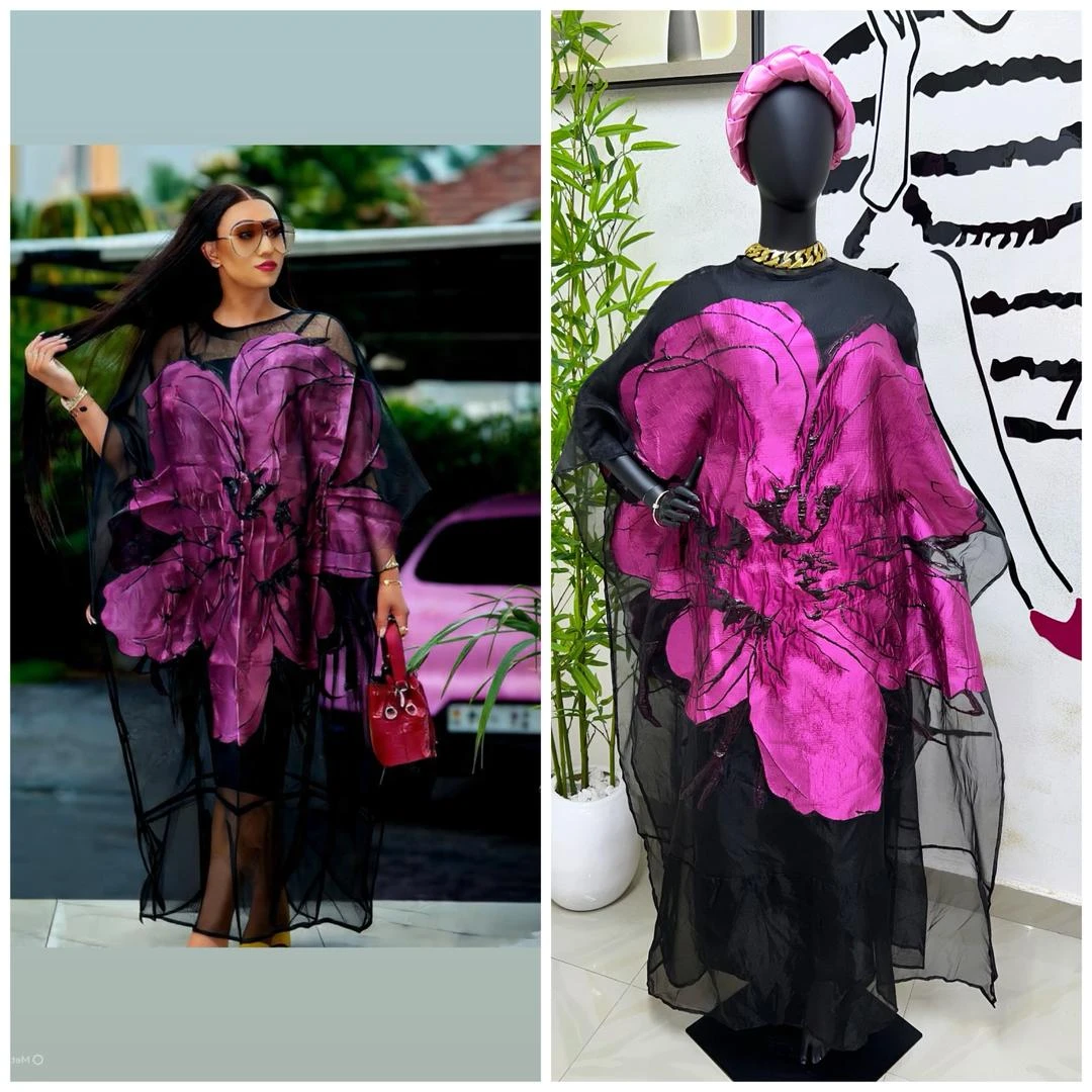 Stylish Brocade Maxi Dress