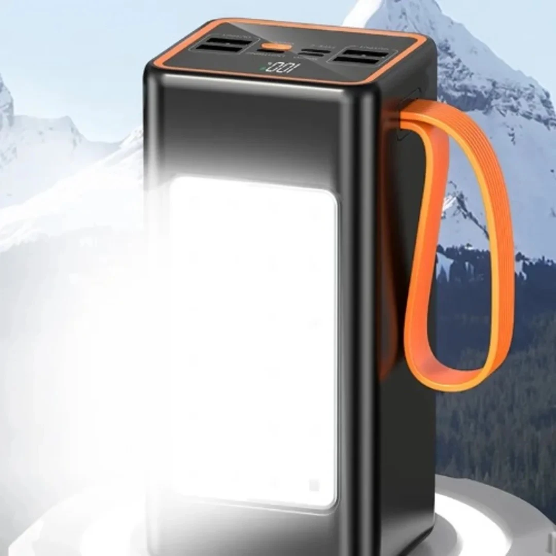 Power Bank With Bright Light - 50000mah