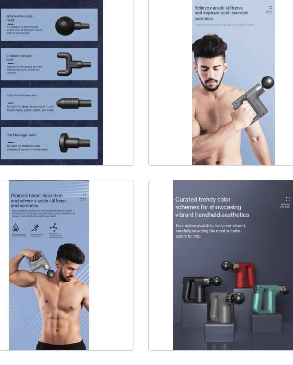 BLUEIDEA DEEP BODY MASSAGE FASCIAL GUN