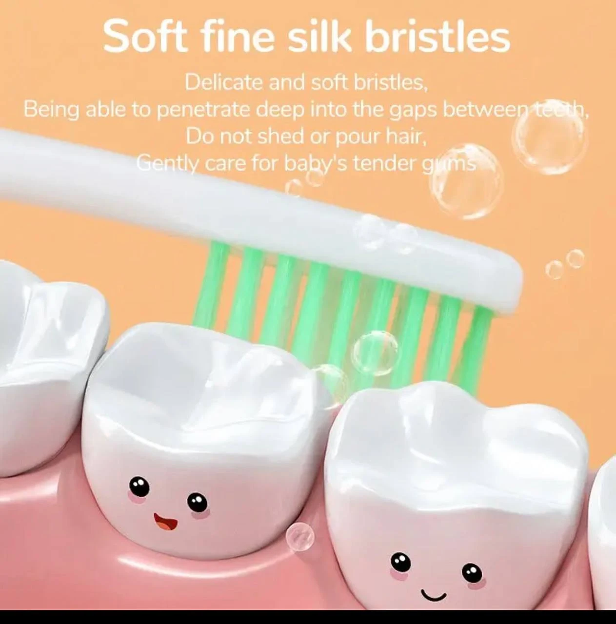 4PCS/SET CARTOON CHILDREN TOOTHBRUSH WITH EXTRA SOFT BRISTLES FOR DEEP CLEANING