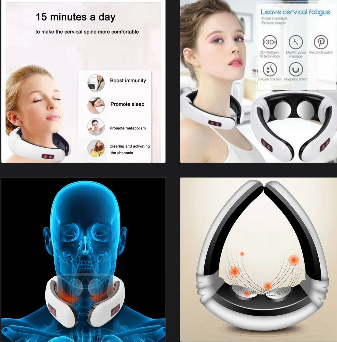 THERAPY SPONTANEOUS SELF HEATING HEADACHE & NECK MASSAGER