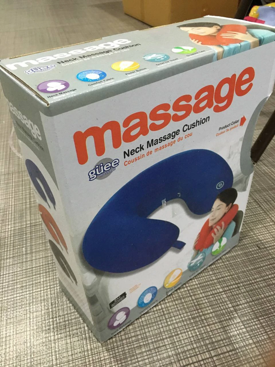 NECK MASSAGER CUSHION/PILLOW