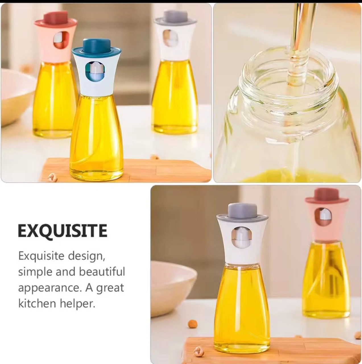 200ML KITCHEN OIL SPRAY BOTTLE / OIL DISPENSER