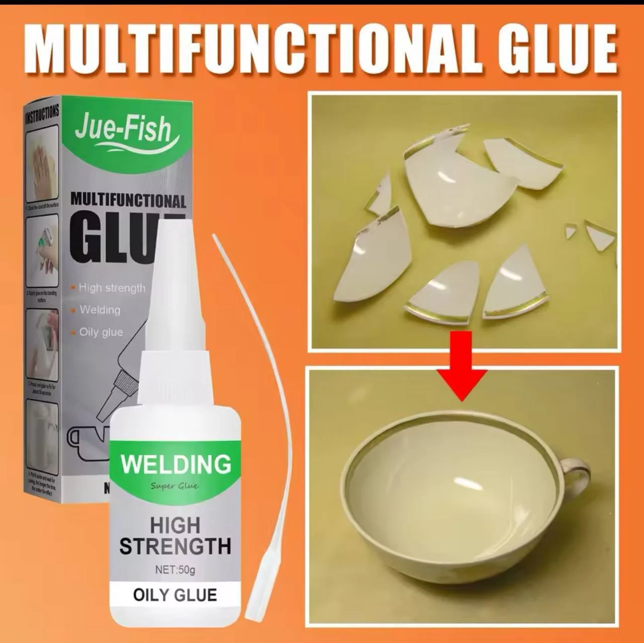 SUPER ADHESIVE OILY GLUE (50G)