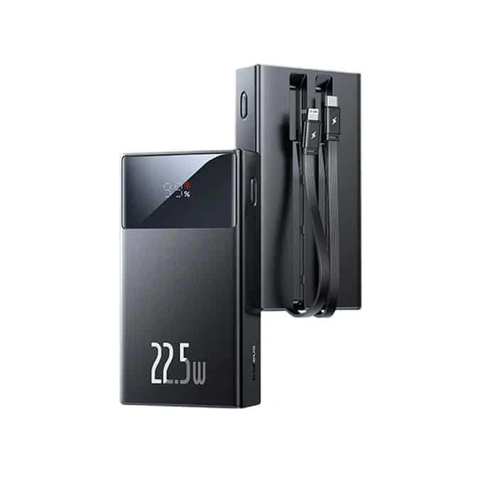Baseus 20000mAh Power Bank with Digital Display 22.5W Dual-Cable