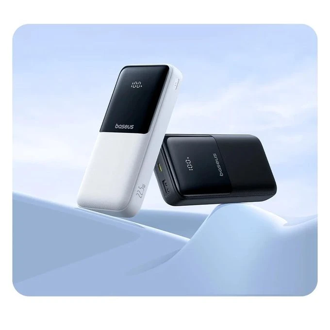 Baseus 20000mAh Power Bank with Digital Display 22.5W Dual-Cable
