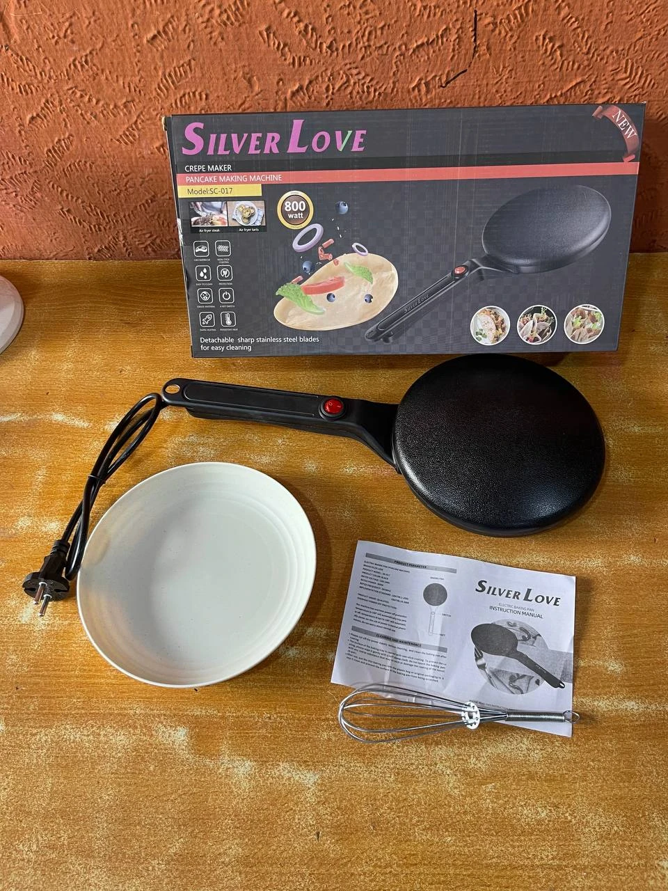 ELECTRIC NON-STICK PANCAKE/CREPE MAKER