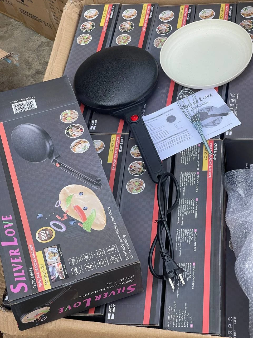 ELECTRIC NON-STICK PANCAKE/CREPE MAKER