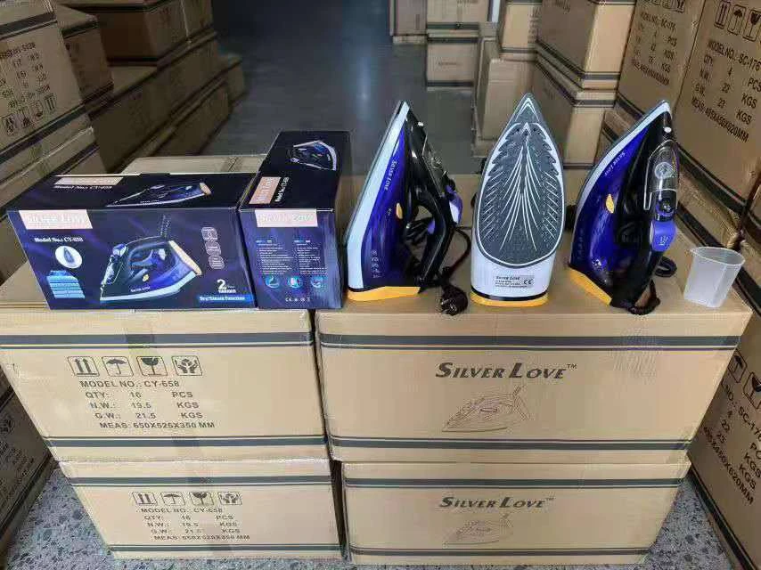 SILVER LOVE 2200W ADVANCED TECH CERAMIC SOLEPLATE STEAM IRON (CY-658)