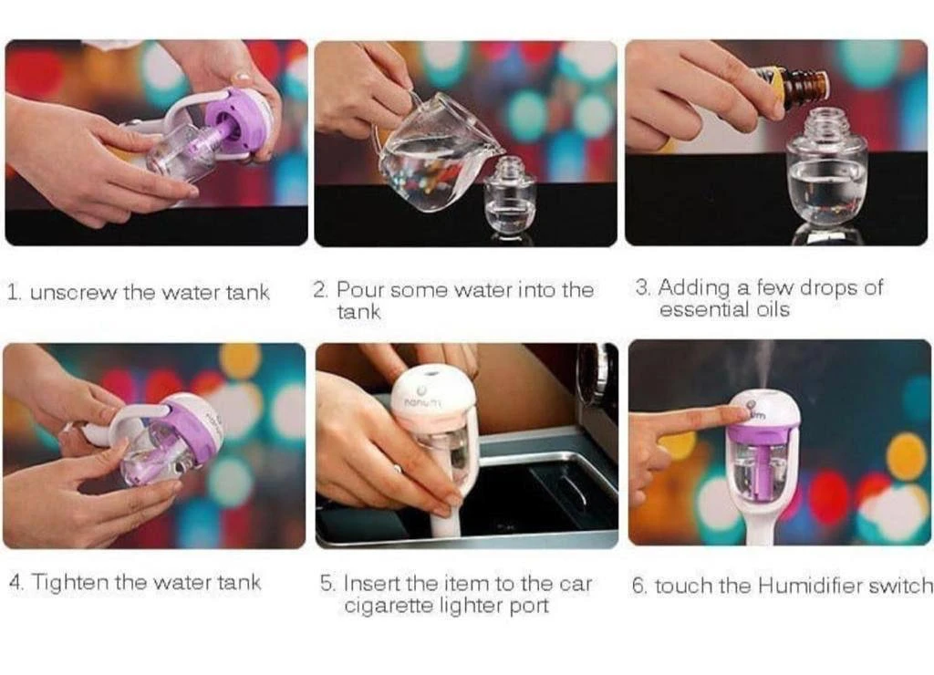 CAR HUMIDIFIER/FRAGRANCE DISPENSER