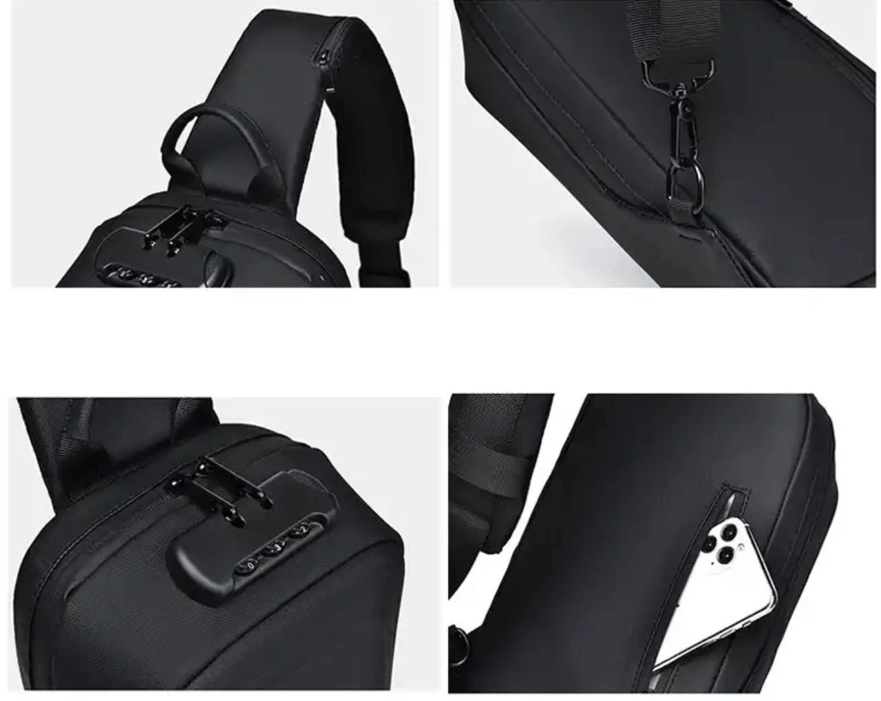 ANTI-THEFT MULTIFUNCTION WATERPROOF TRAVEL PACK MESSENGER CROSSBODY UNISEX BAG  (SLING CREST BAG)
