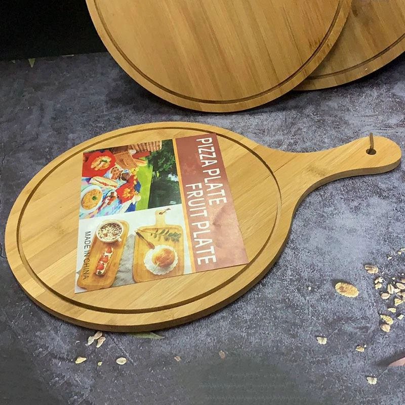 QUALITY WOODEN FRUIT & PIZZA PLATE