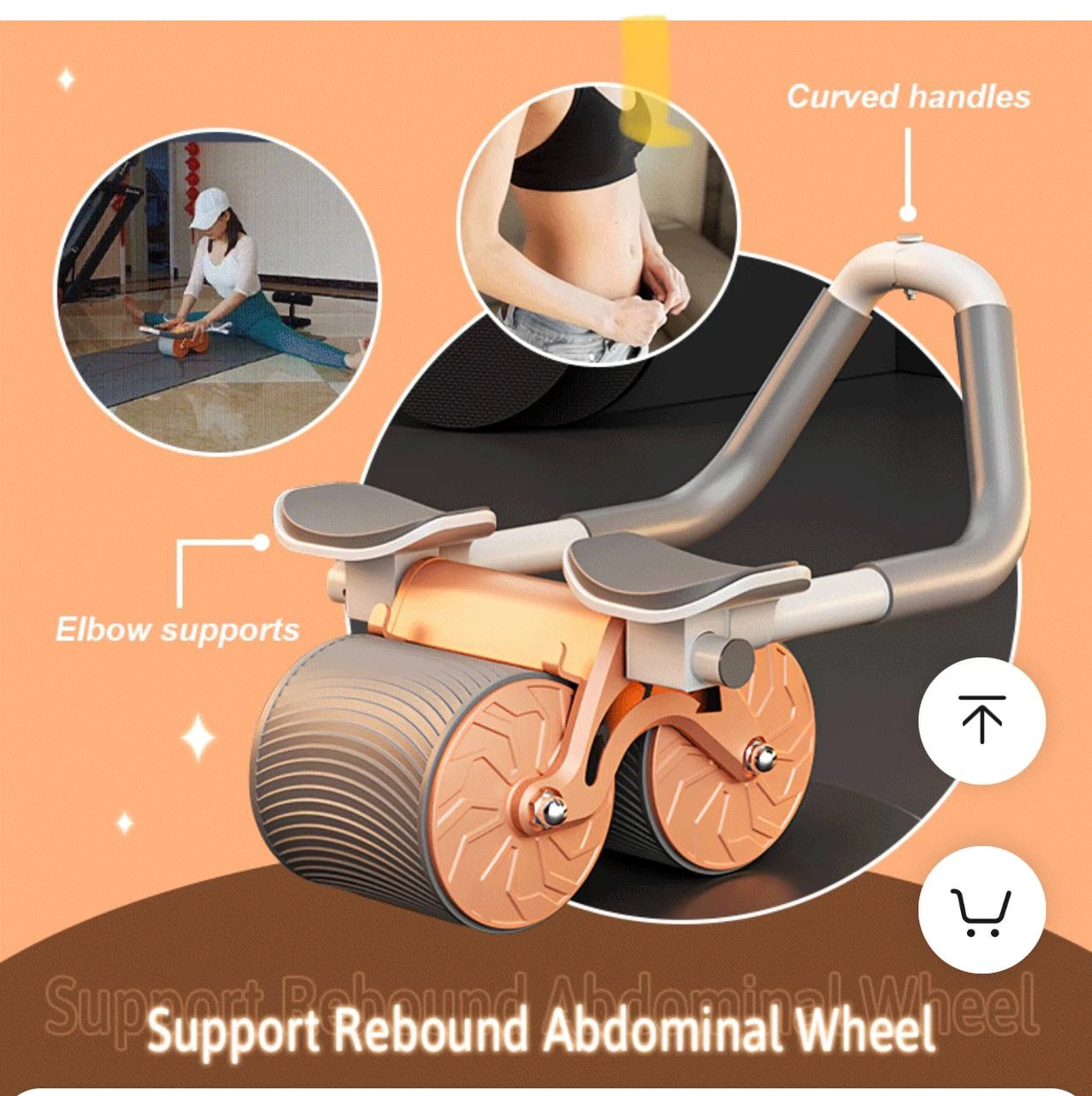 AUTOMATIC REBOUND HEALTHY ABDOMINAL WHEELS