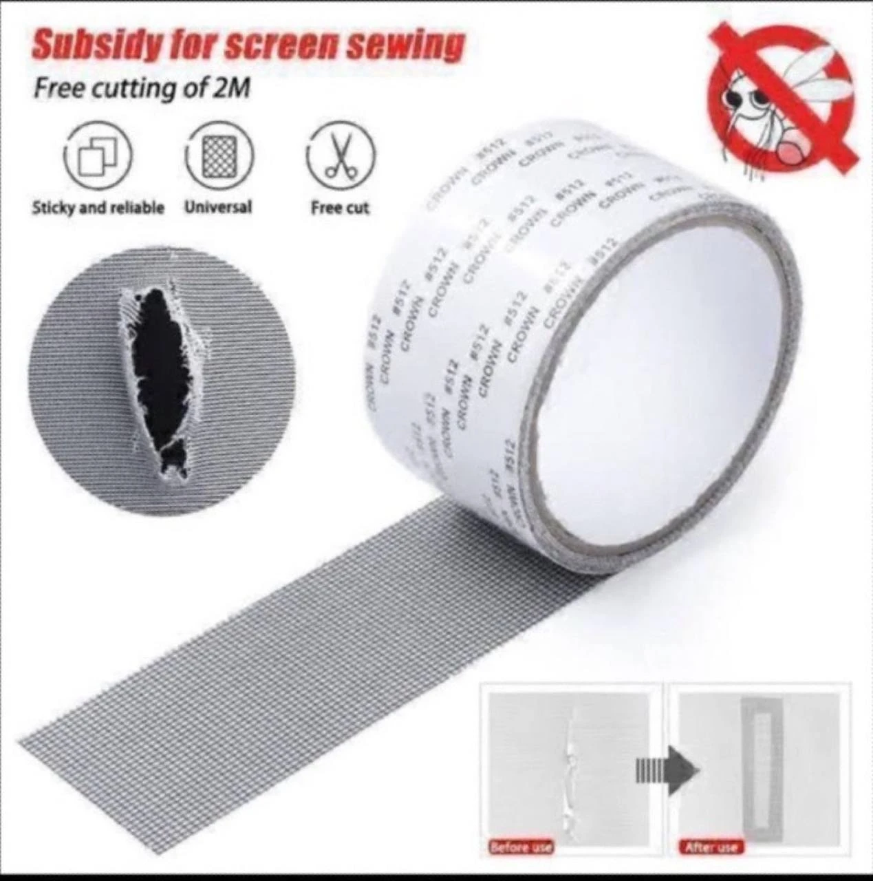 NET REPAIR ADHESIVE MESH